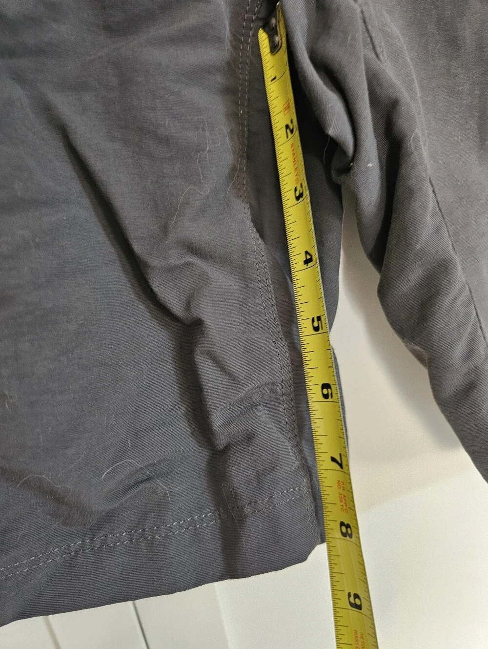 The North Face Mens Cargo Shorts Size M Gray Nylon Hiking Camping Outdoor Utilit